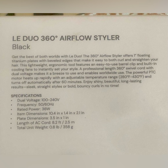 L'ANGE HAIR Le Duo Standard 360° Airflow Styler - Picture 9 of 11